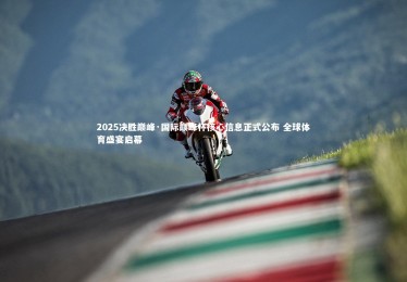 ng体育平台|2025决胜巅峰·国际巅峰杯核心信息正式公布 全球体育盛宴启幕